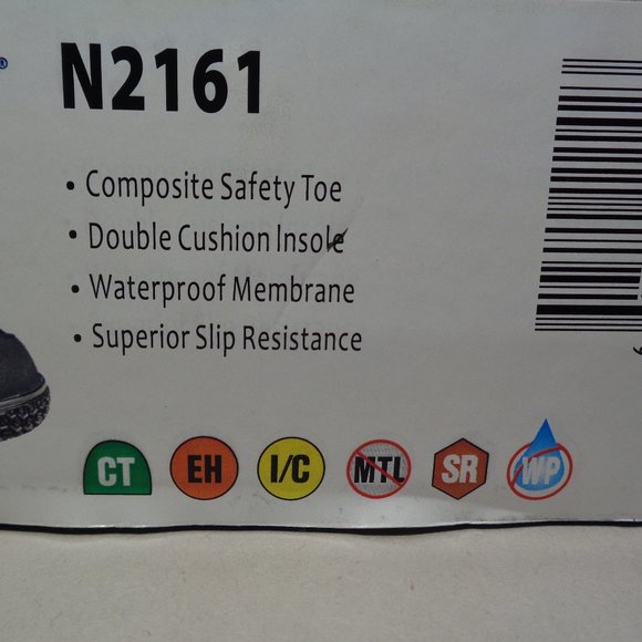 Nautilus Size 6.5 Wide AVENGER N2161 Black New Women's Safety Toe Work Shoes - Picture 14 of 15